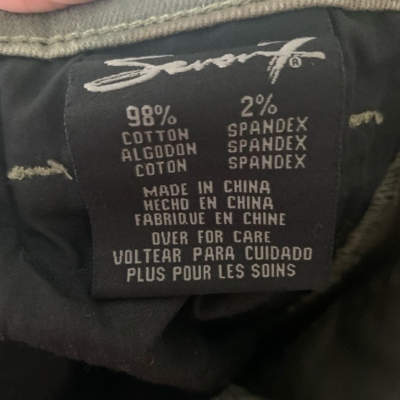 Seven 7 Army Print Camo Skinny Jeans size 4 - Picture 6 of 7